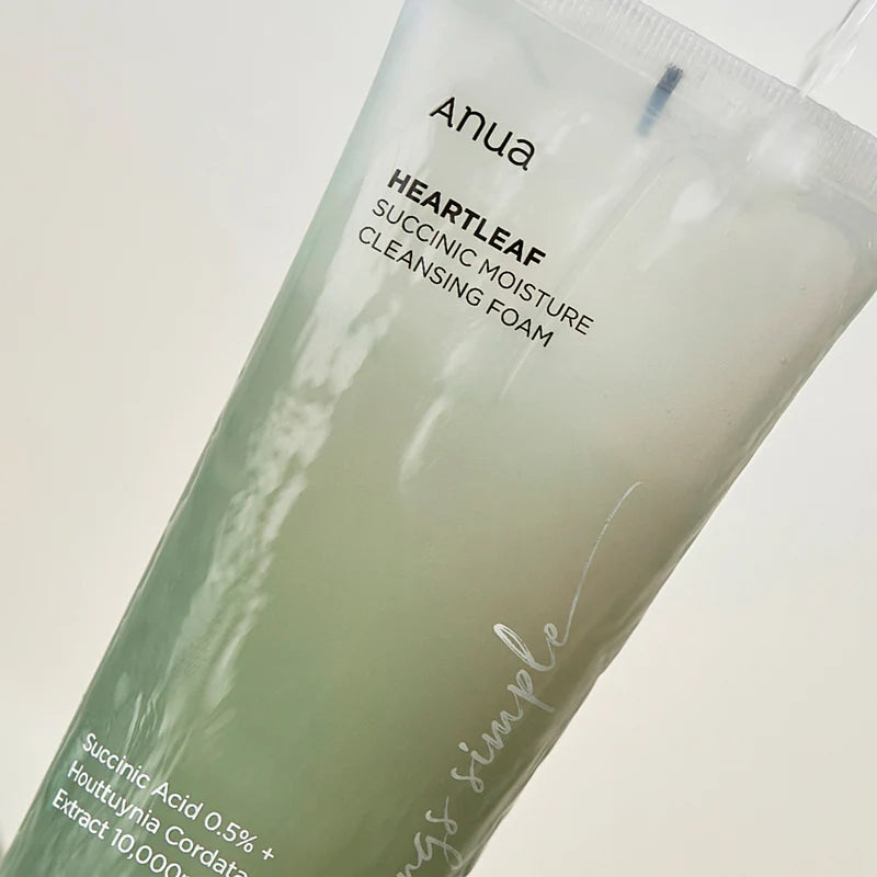 ANUA HEARTLEAF SUCCINIC MOISTURE CLEANSING FOAM