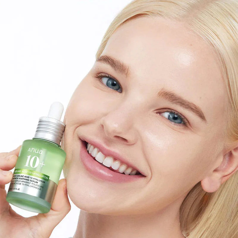 ANUA AZELAIC ACID 10 HYALURON REDNESS SOOTHING SERUM