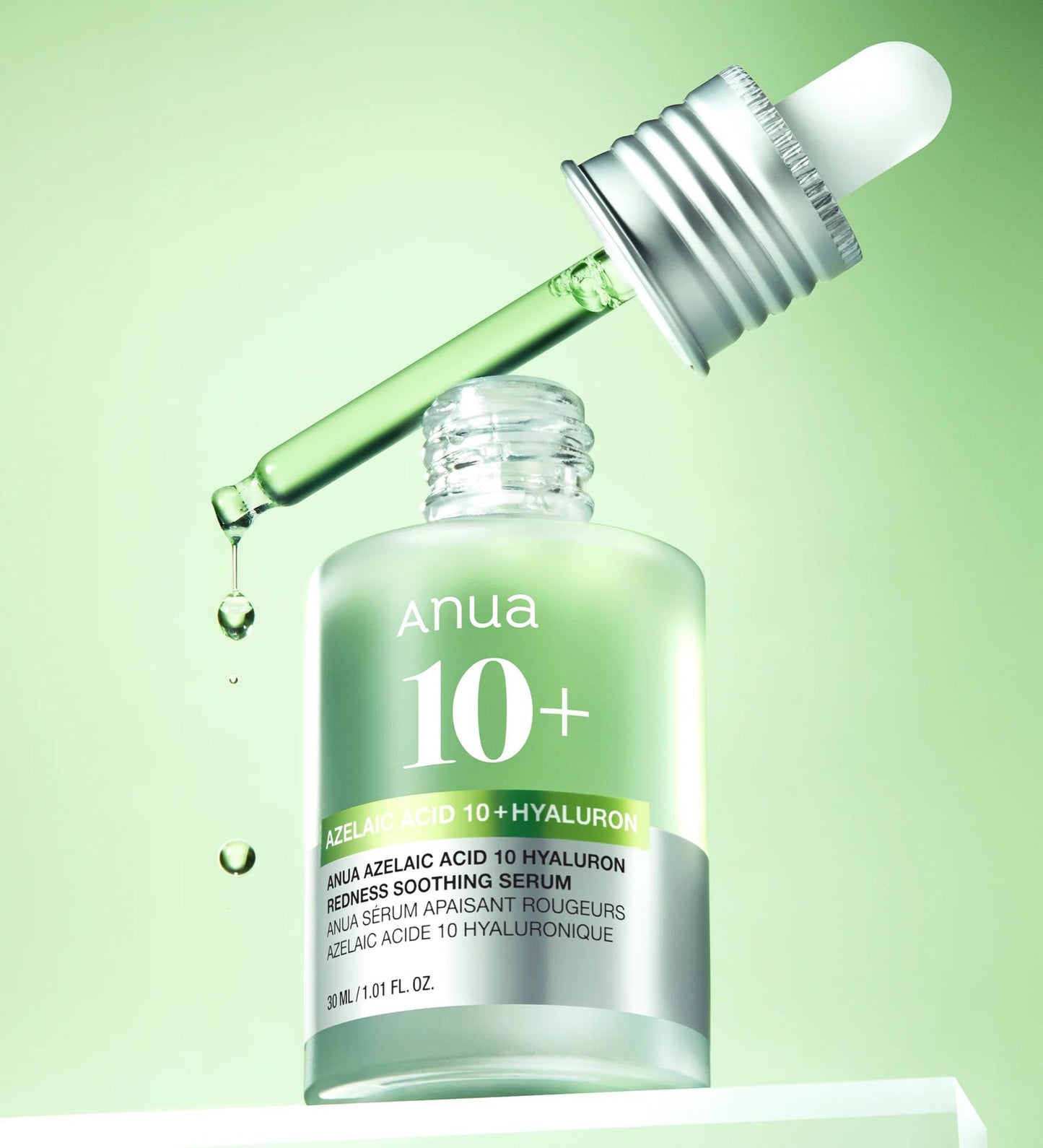 ANUA AZELAIC ACID 10 HYALURON REDNESS SOOTHING SERUM