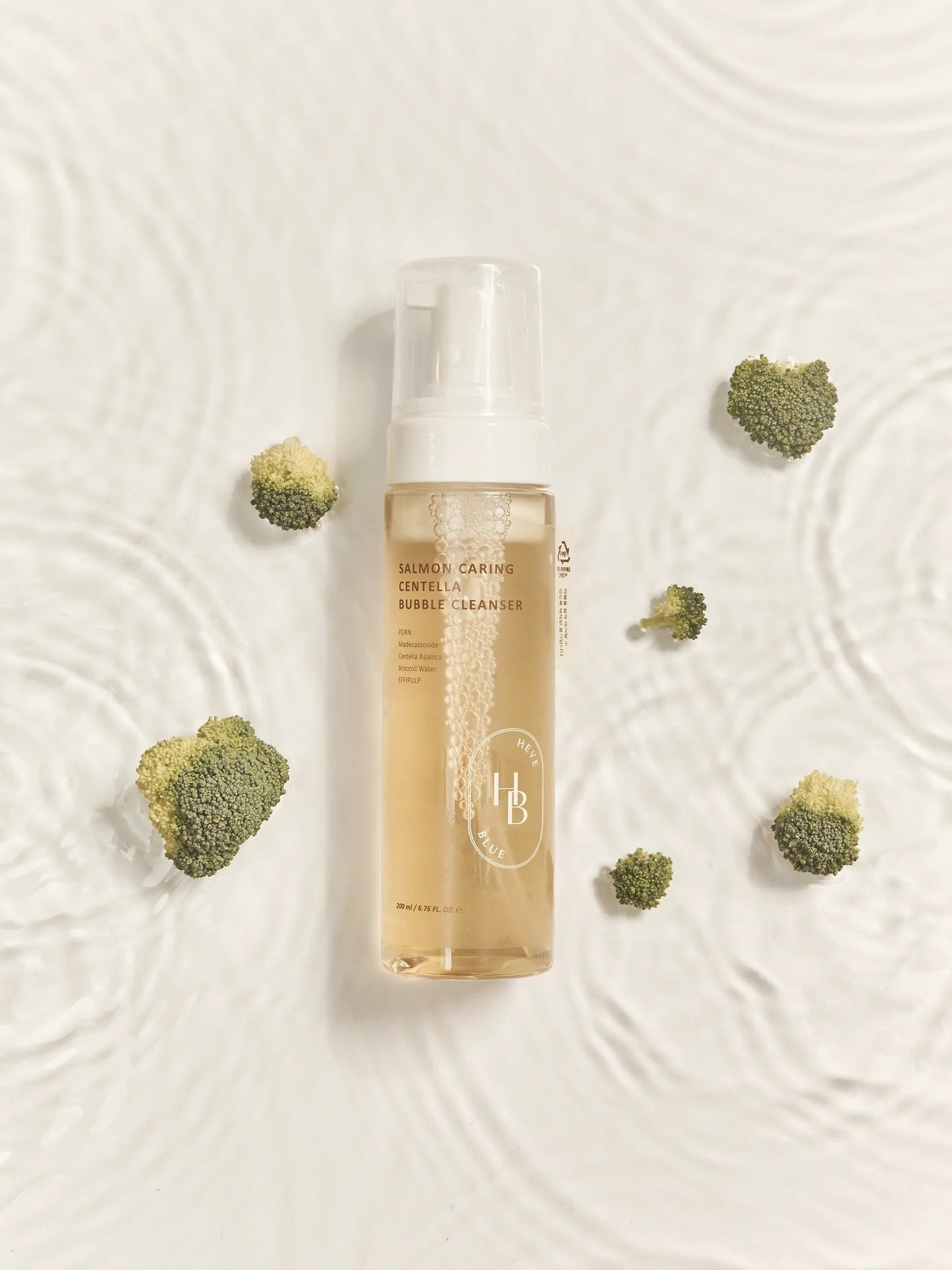 HEVEBLUE SALMON CARING CENTELLA BUBBLE CLEANSER