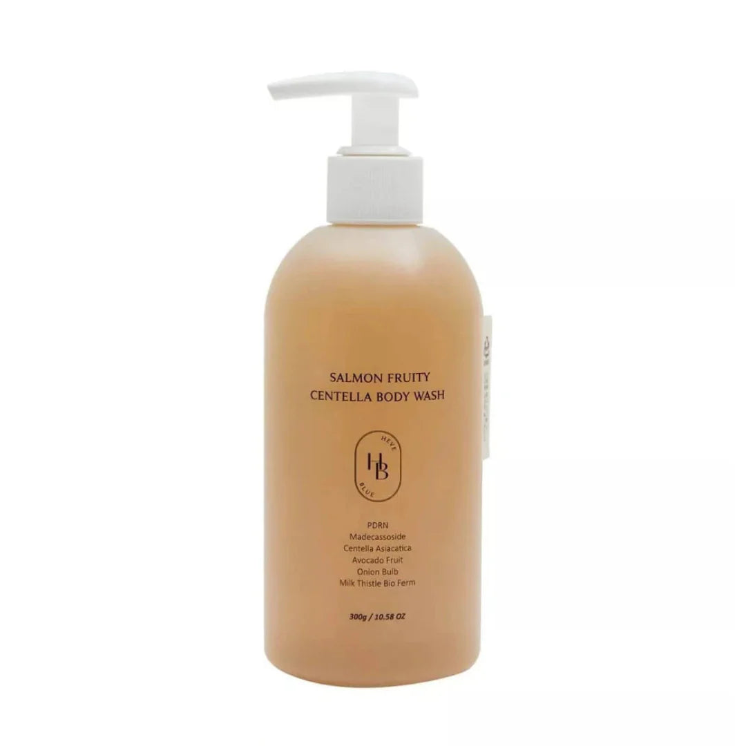 HEVEBLUE SALMON FRUITY CENTELLA BODY WASH