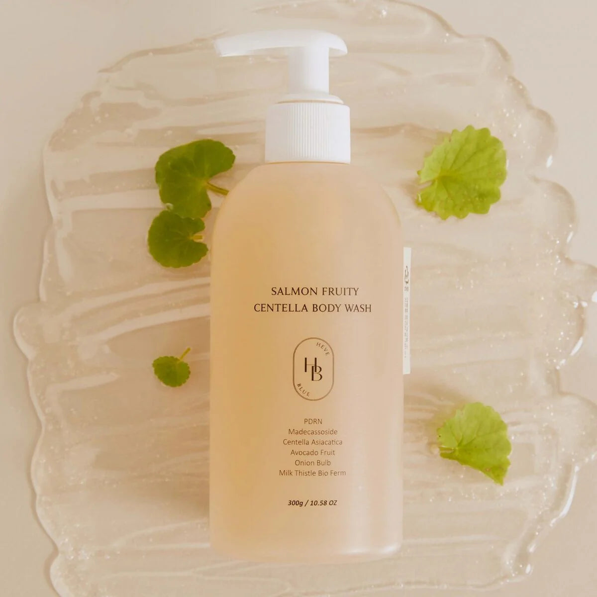 HEVEBLUE SALMON FRUITY CENTELLA BODY WASH