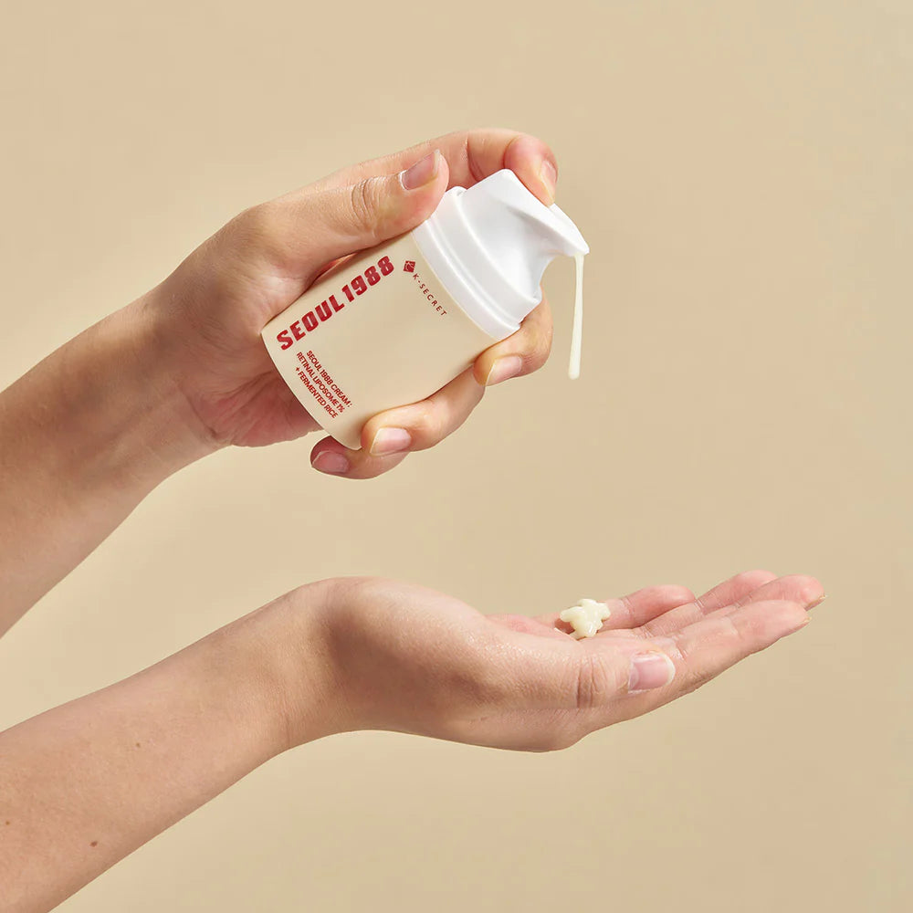 KSECRET SEOUL 1988 CREAM : RETINAL LIPOSOME 1% + FERMENTED RICE