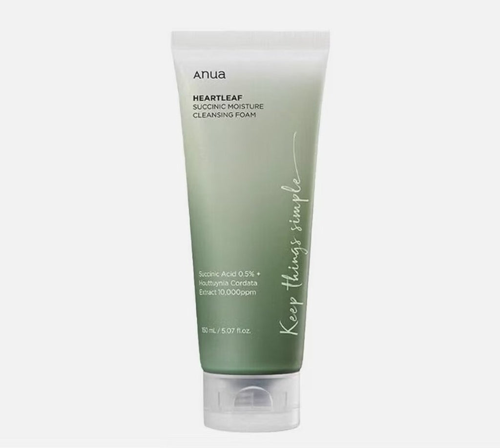 HEARTLEAF SUCCINIC MOISTURE CLEANSING FOAM