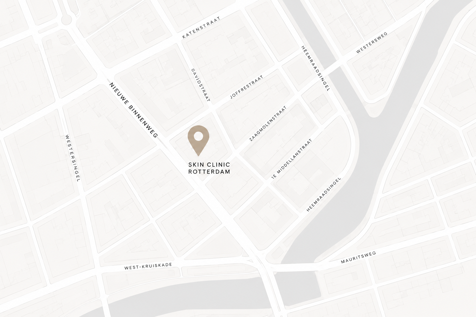 Maps locatie Skin Clinic Rotterdam