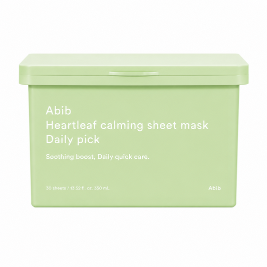 Abib Heartleaf Calming Sheet Mask Daily Pick