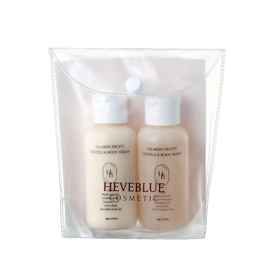 HEVEBLUE SALMON FRUITY CENTELLA BODY TRAVEL KIT