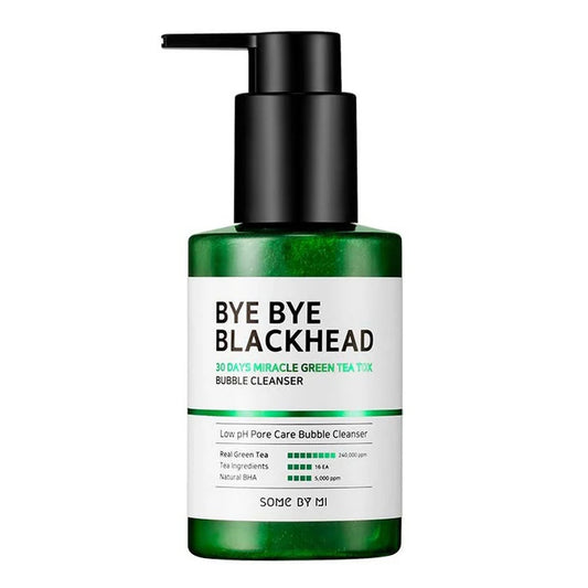 SOME BY MI BYE BYE BLACKHEAD 30 DAYS MIRACLE GREEN TEA TOX BUBBLE CLEANSER