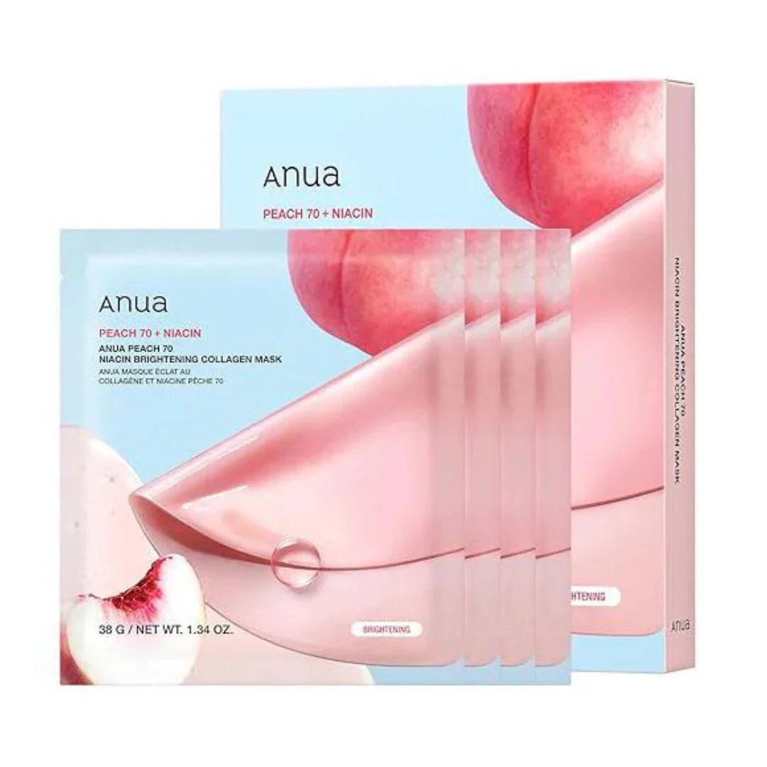 ANUA PEACH 70 NIACIN BRIGHTENING COLLAGEN MASK
