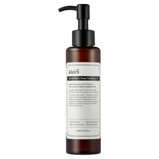 DEAR KLAIRS GENTLE BLACK DEEP CLEANSING OIL