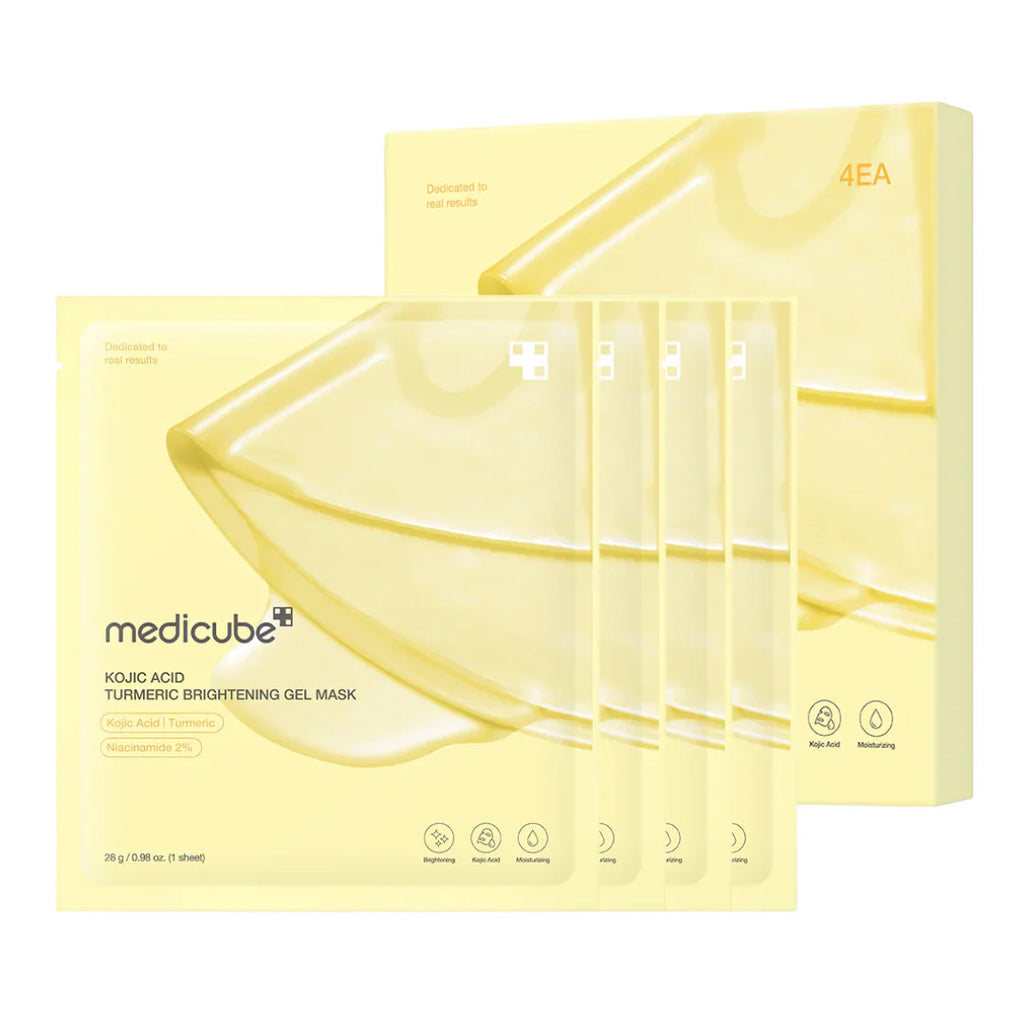 KOJIC ACID TURMERIC BRIGHTENING GEL MASK SET