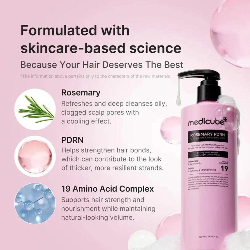 Cooling Rosemary & PDRN Thickening Shampoo