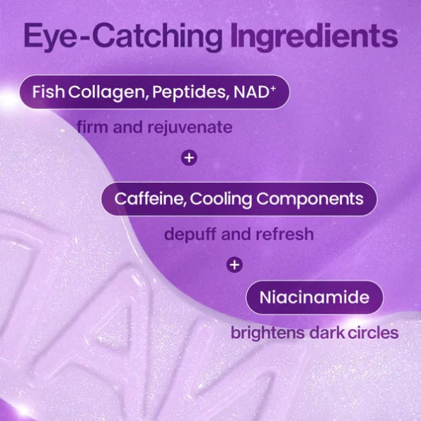 NUMBUZIN NO.9 NAD+ COLLAGEN UNDER EYE PATCHES