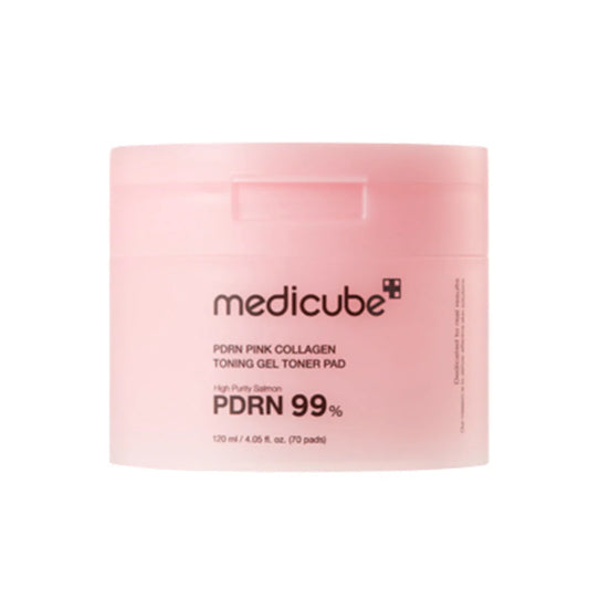MEDICUBE PDRN PINK COLLAGEN TONING GEL TONER PAD