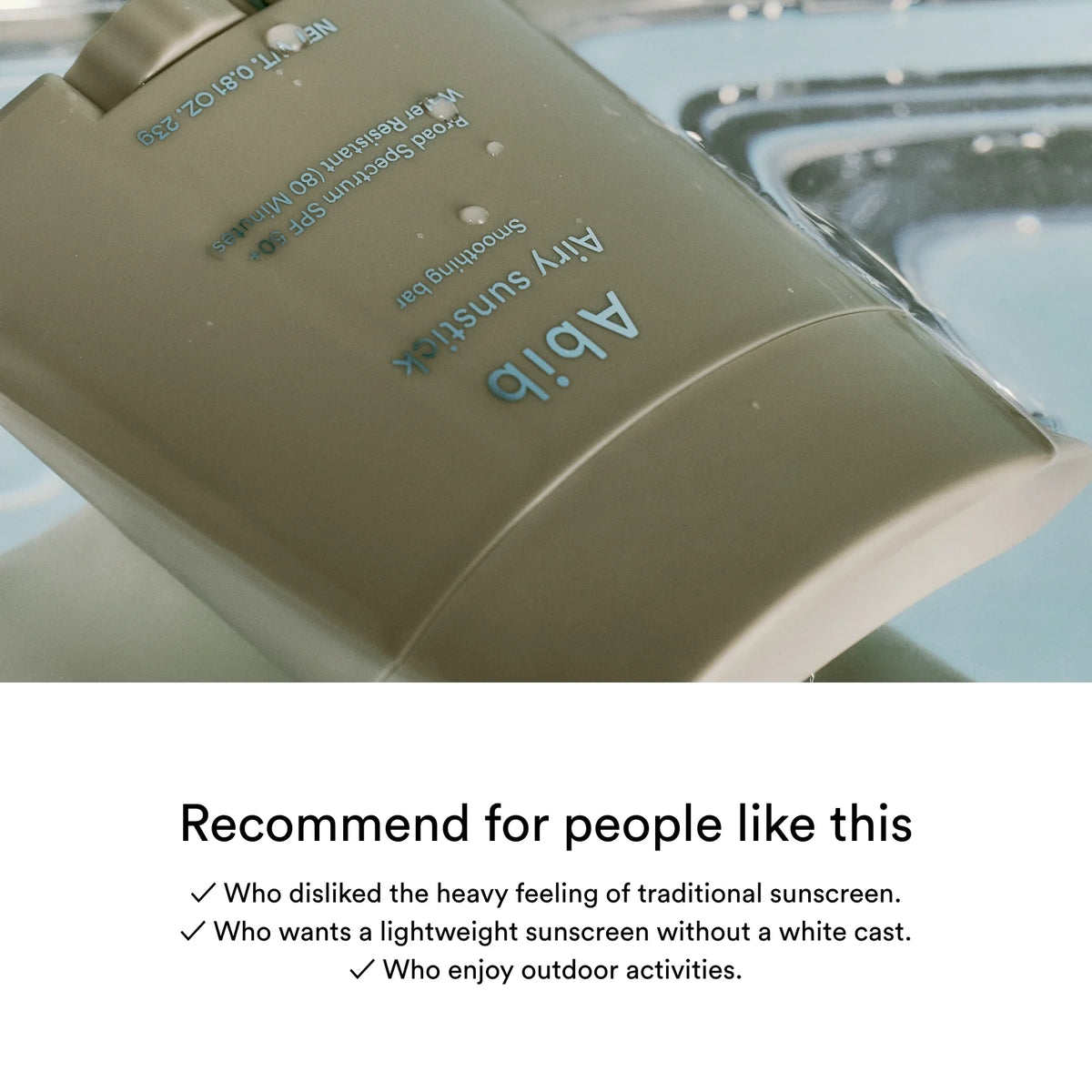 Abib Airy Sunstick Smoothing Bar