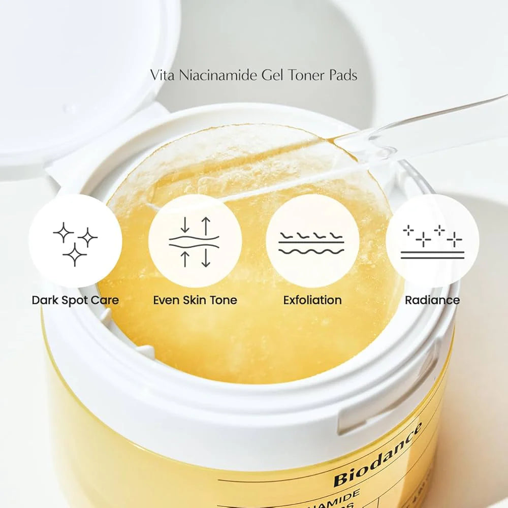VITA NIACINAMIDE GEL TONER PAD